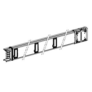 ksa250ed4156 Schneider Electric Canalis White Busbar Trunking, W54 mm x, L1.5m, Aluminium