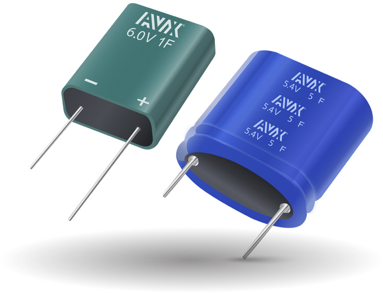 KYOCERA AVX 1F Supercapacitor 0 → +100% Tolerance, SCM 4.2V dc, Through Hole