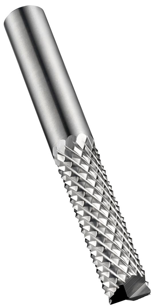 Dormer P844 Series Solid Carbide Diamond Core, 3mm Diameter, 45 mm Overall