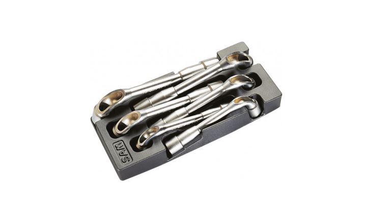 SAM Angled Socket Wrench Set, 21mm, Metric