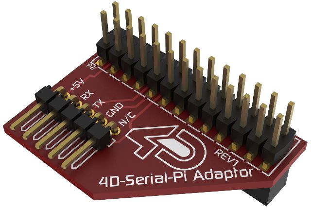 4D Systems 4D Serial Pi Adaptor Display Driver