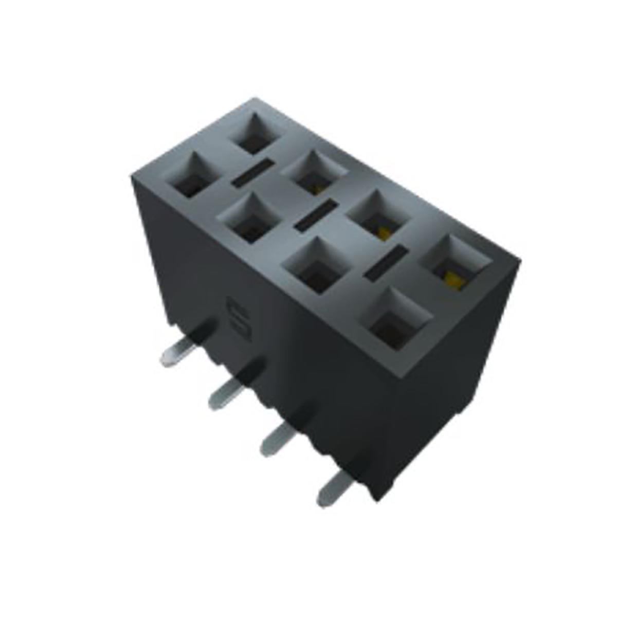Samtec SSM Series Vertical Surface Mount PCB Socket, 30-Contact, 2-Row, 2.54mm Pitch, Solder Termination