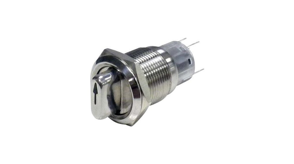 RND RND 210 Series Illuminated Vandal Proof Push Button Switch, On-On, Panel Mount, 250V ac, IP67