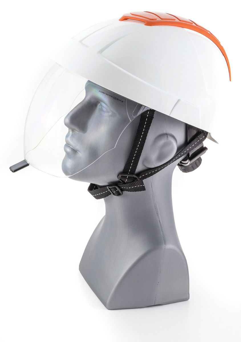 Skytec E-Man White Safety Helmet