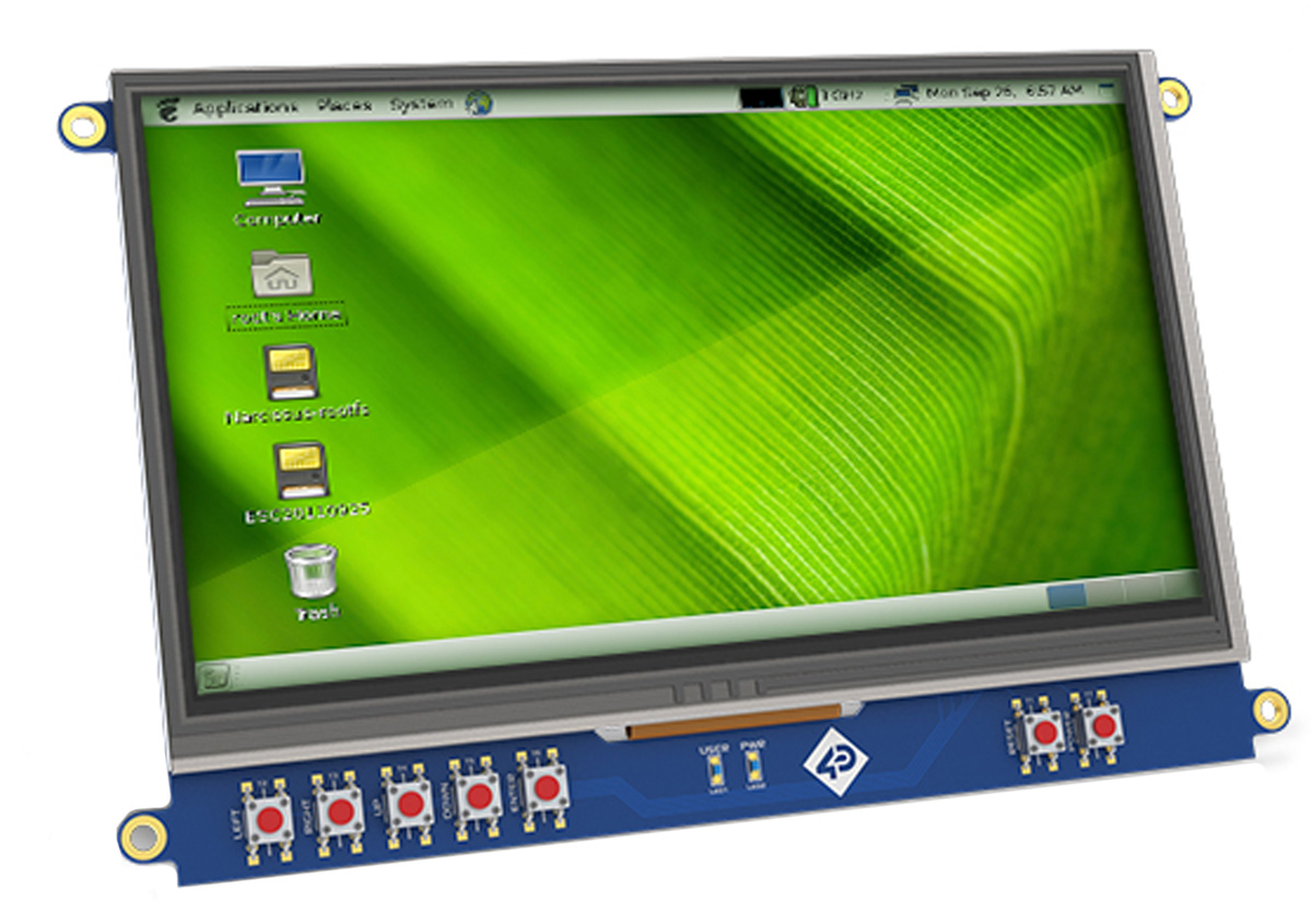 4D Systems 4DCAPE-70T LCD Colour Display Touch Screen, 7 in, 800 x 480 pixel
