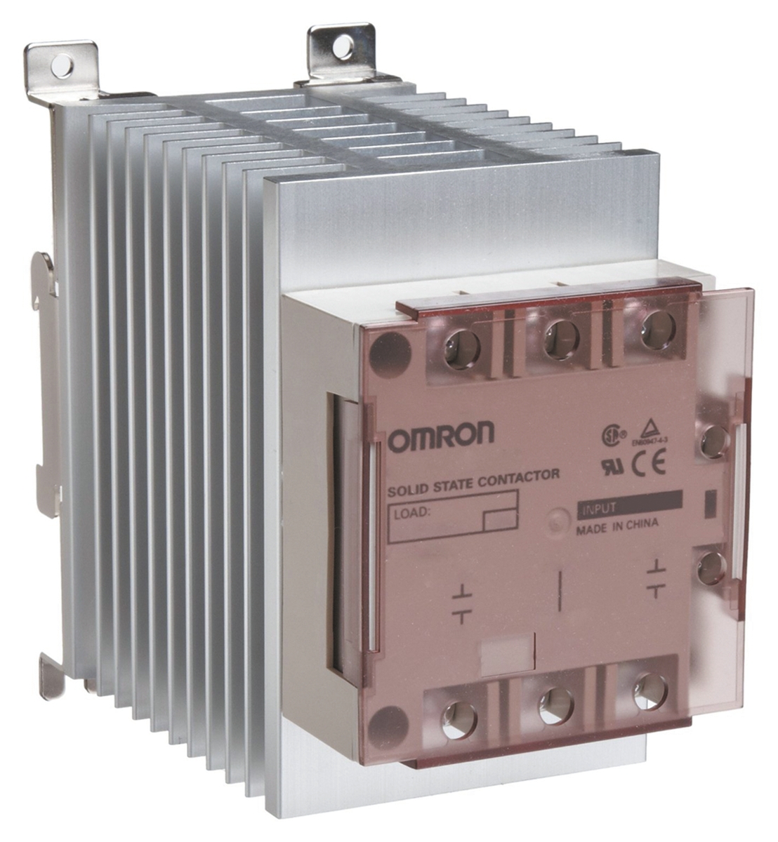 Omron G3PE Three Phase Series Solid State Relay, 25 A Load, DIN Rail Mount, 264 V ac Load, 30 V dc Control