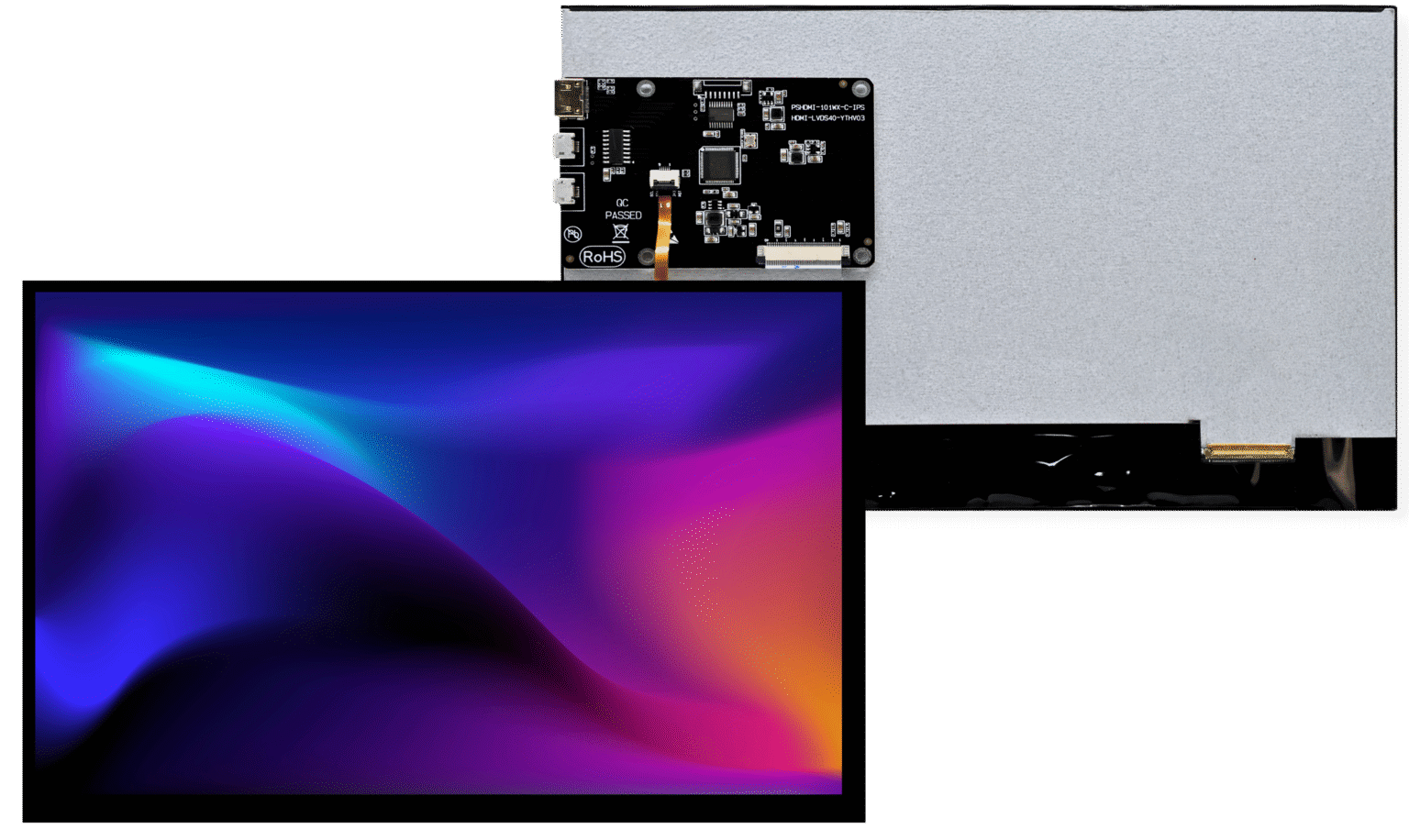 4D Systems 4DHDMI-101-1280-800-CT-EAR-500 LCD Display Module Touch Screen, 10.1 in, 1280 x 800 pixel