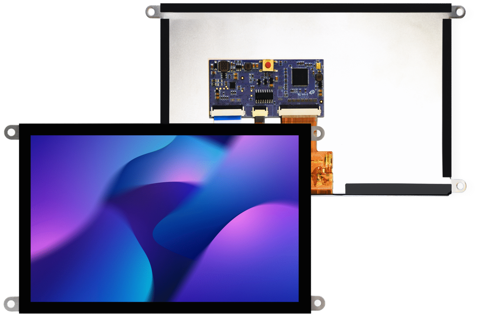 4D Systems 4DHDMI-70-1024-600-CT-EAR-1000 LCD Display Module Touch Screen, 7 in, 1024 x 600 pixel