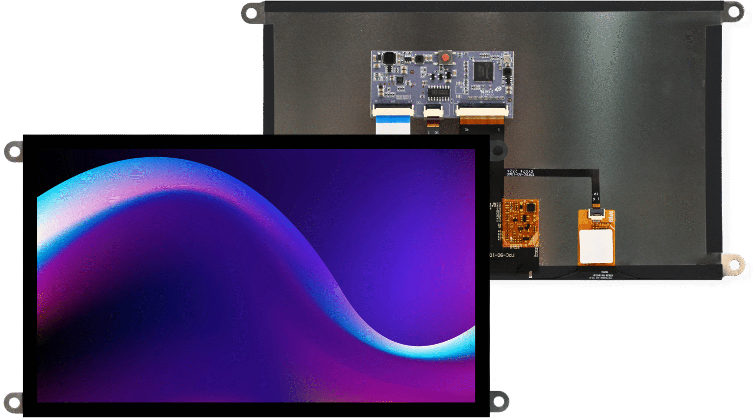 4D Systems 4DHDMI-90-1024-600-CT-EAR-500 LCD Display Module Touch Screen, 9 in, 1024 x 600 pixel