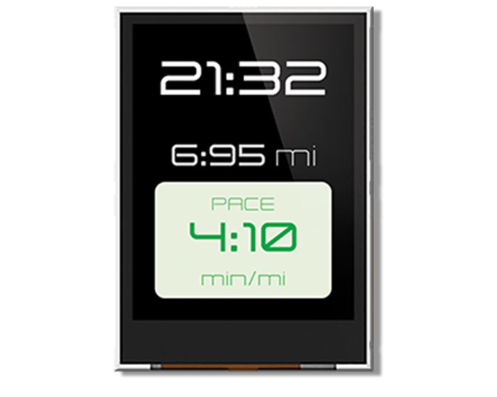 4D Systems 4DLCD-24QA LCD Colour Display Touch Screen, 60.96 mm, 240 x 320 pixel
