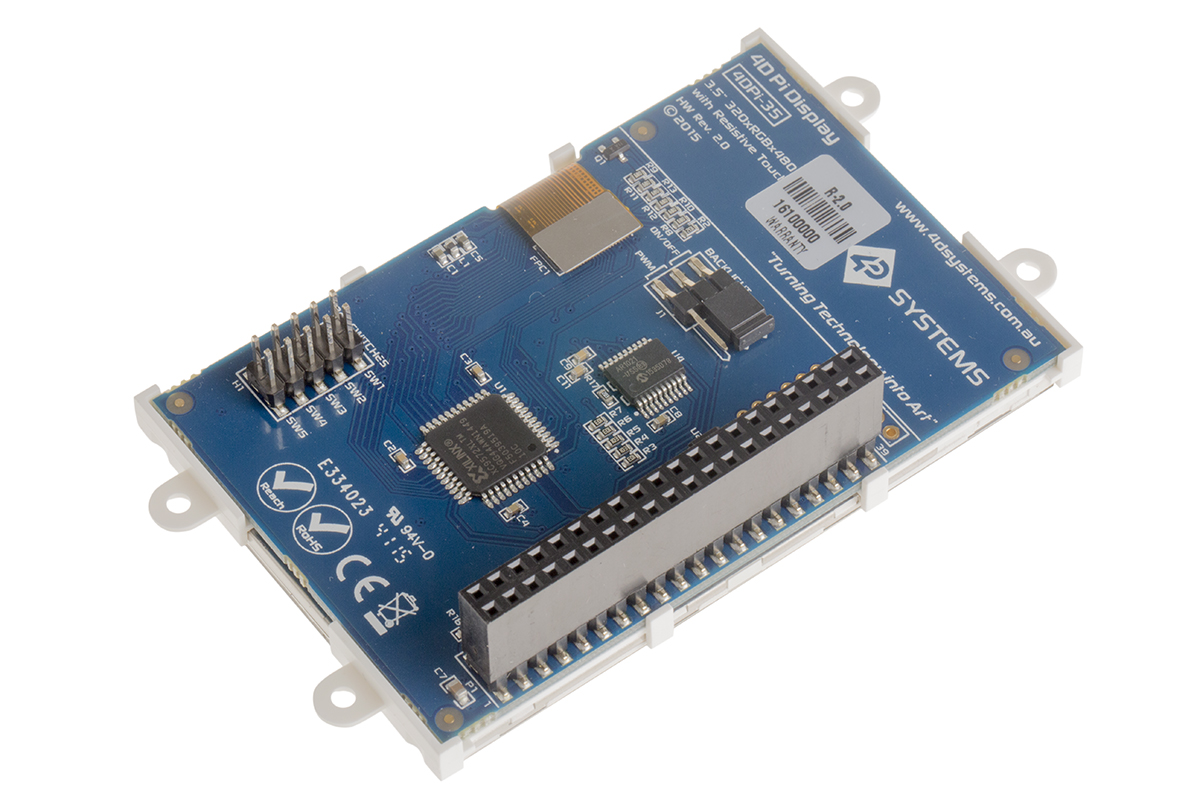 4dpi-35-ii 4D Systems 4DPI-35 MK2 Primary with 88.9 mm Resistive Touch Screen