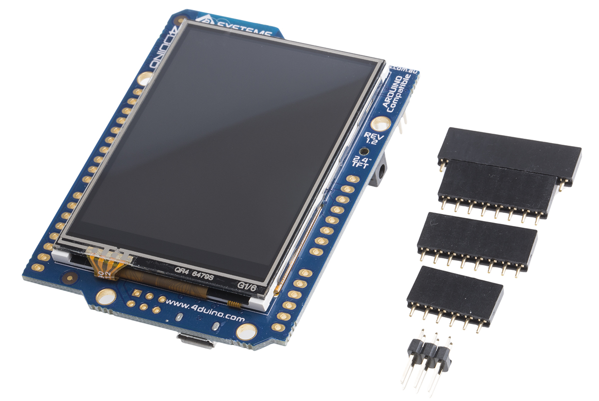 4D Systems 4Duino-24 LCD Colour Display Touch Screen, 60.96 mm, 240 x 320 pixel