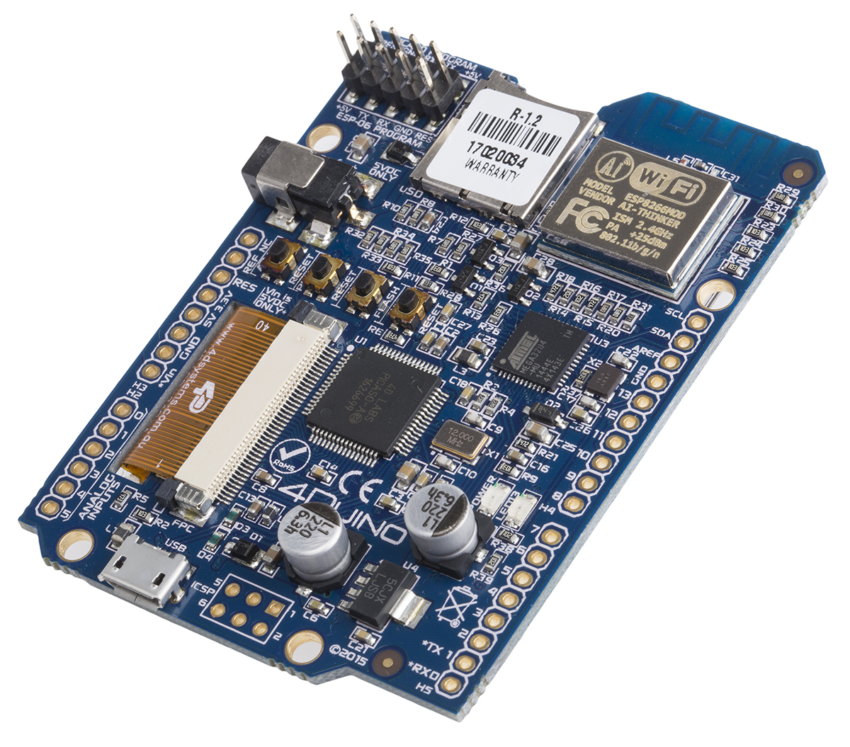 4duino-24 4D Systems 4Duino-24 LCD Colour Display Touch Screen, 60.96 mm, 240 x 320 pixel