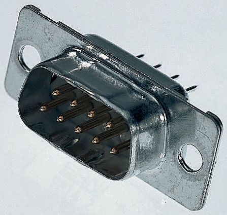 003553 Provertha TMC 15 Way Through Hole D-sub Connector Socket, 2.84mm Pitch