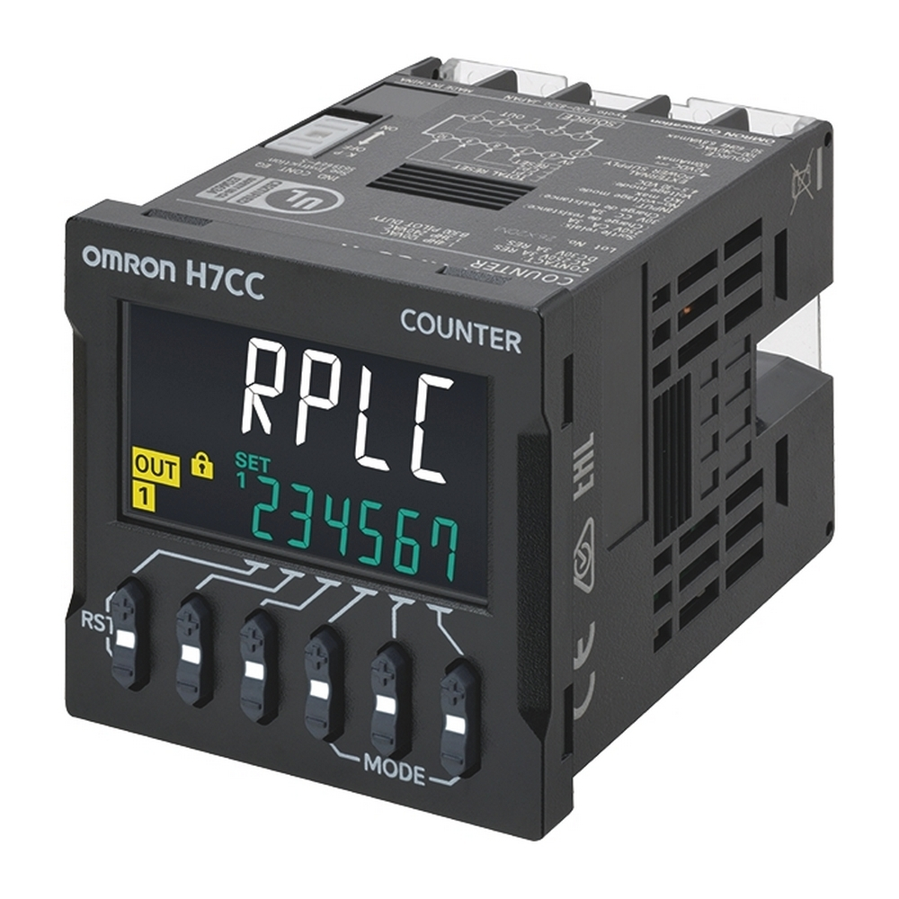 Omron Counter, 6 Digit LCD, 50 → 60Hz, 12 → 48 V dc, 24 V ac