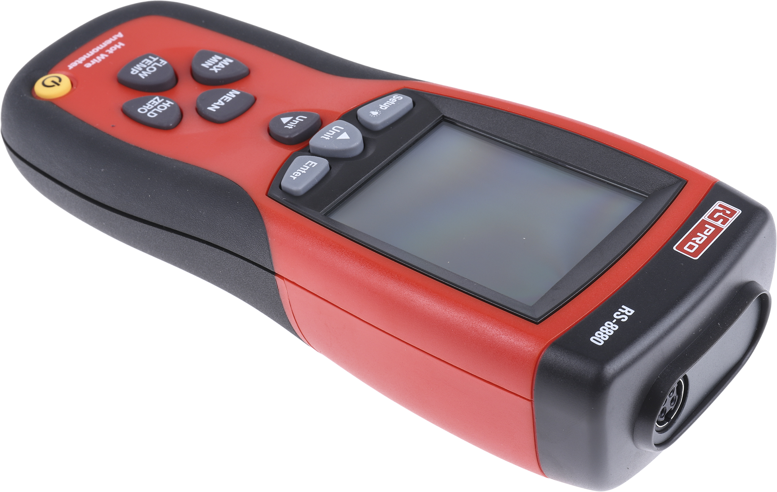 193-8699 RS PRO DT-8880 Anemometer, Measures Air Flow, Air Velocity, Temperature, 25 m/s