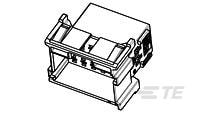 TE Connectivity, AMP Male 9 Way Housing For Male Terminals for use with Wire And Cable