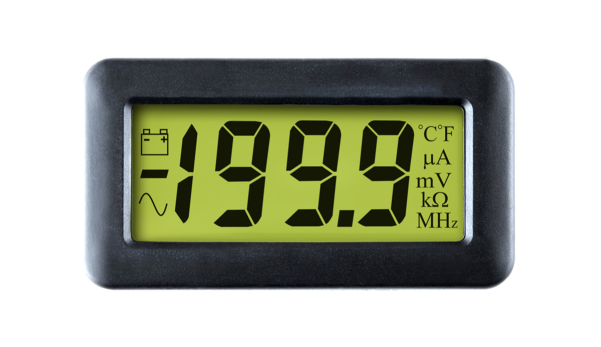 dpm-750s-bl Lascar Digital Voltmeter DC, LCD Display 3.5-Digits ±1 %