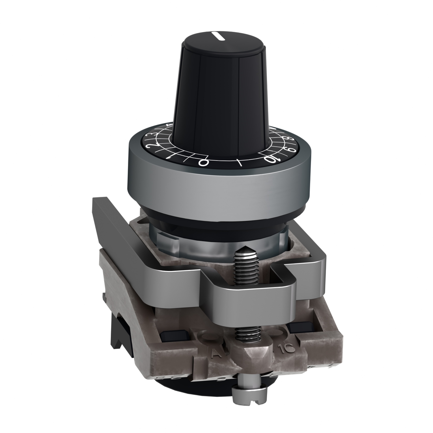 zb4bd922 Schneider Electric Harmony XB4 Series, Black Push Button Head, Potentiometer, 22mm Cutout