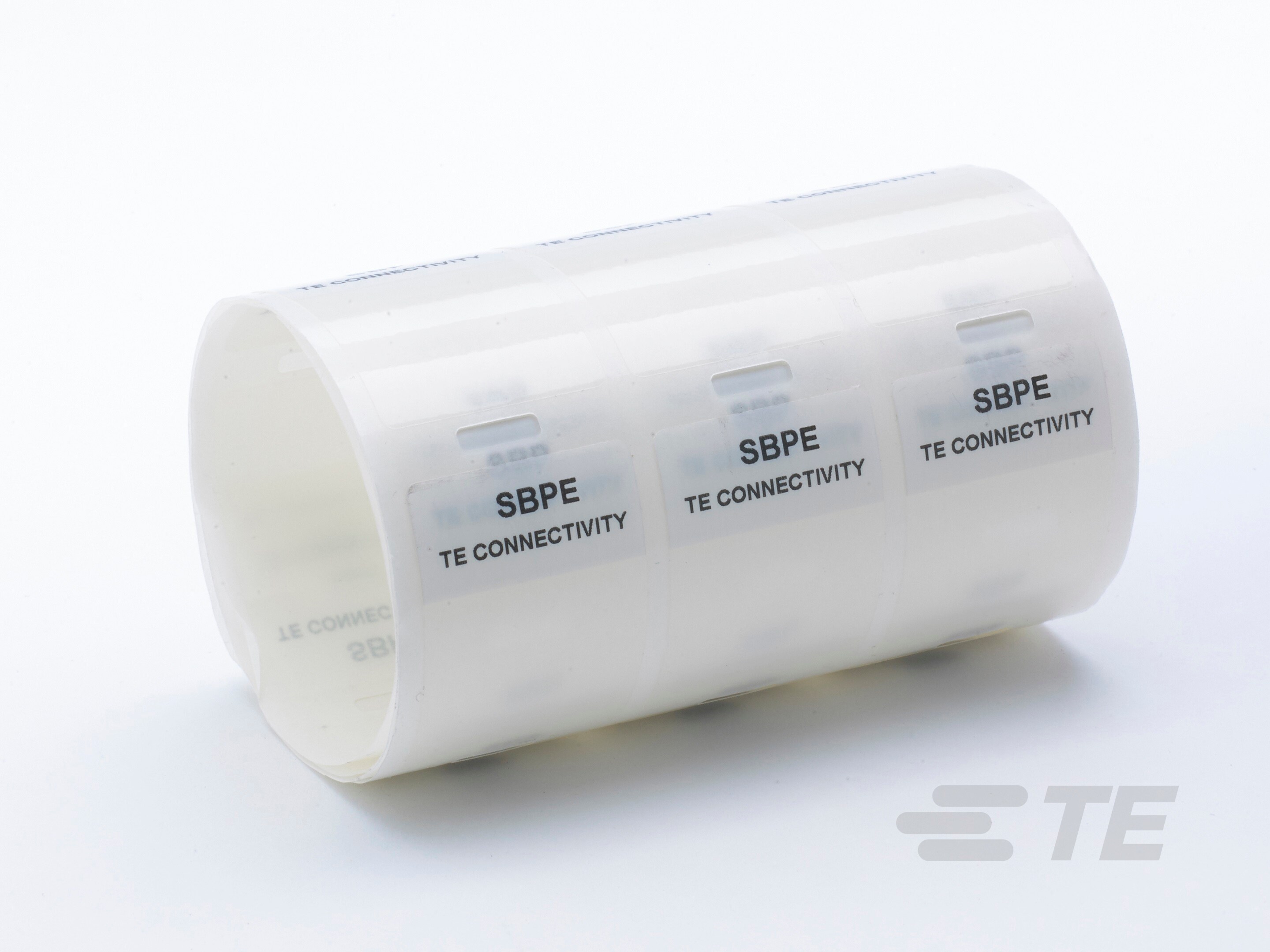 TE Connectivity SBPE Adhesive Cable Marker, Yellow, Pre-printed "SBPE", 12.1 → 48mm Cable, for Cables, Wires,