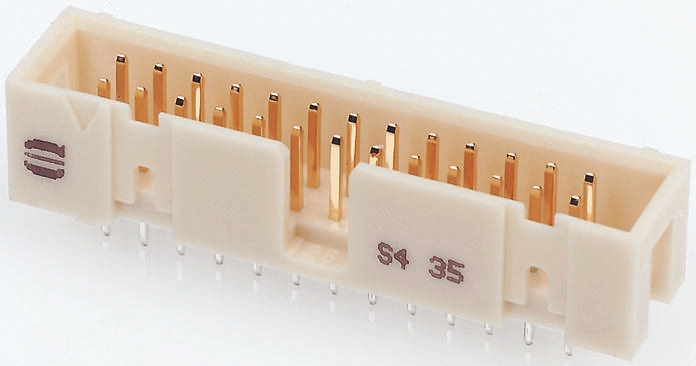 HARTING SEK 19 Series Right Angle Through Hole PCB Header, 14 Contact(s), 2.54 mm Pitch, 2 Row, Shrouded