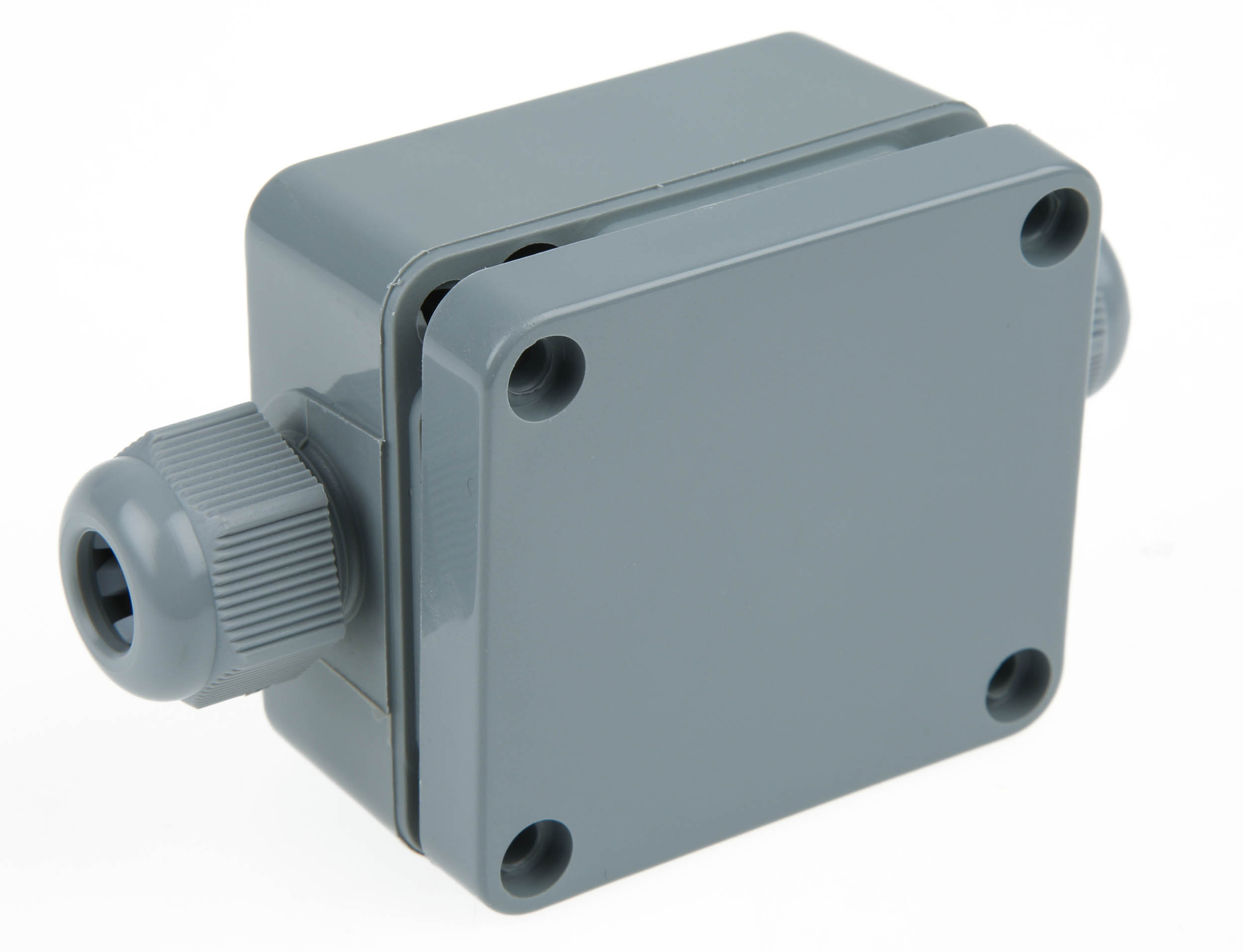 38101200 Bopla Euromas Polymas Series Black Polyamide Junction Box, IP65, 0 Terminals, 58 mm, 64mm 34 mm