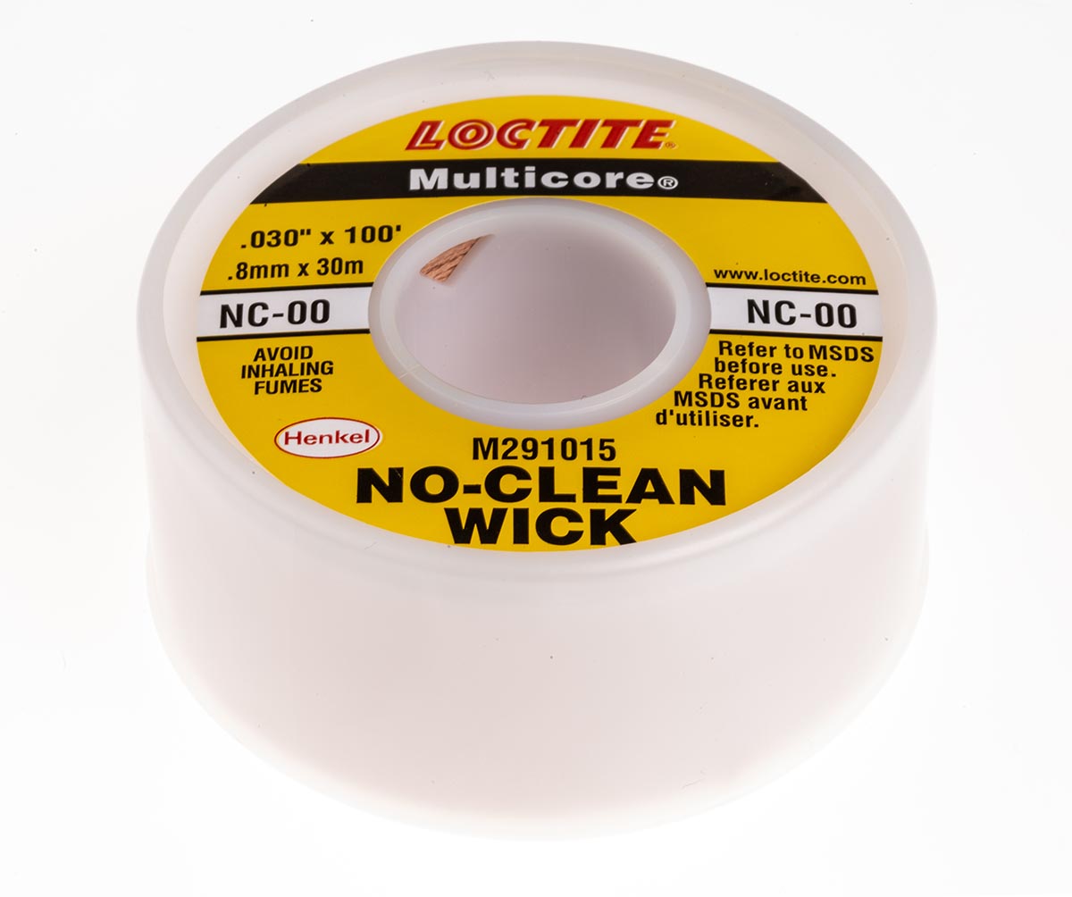 Multicore 30m No Clean Desoldering Braid, Width 0.8mm