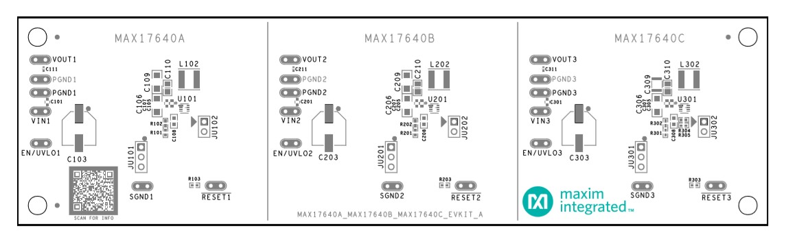 Maxim Integrated MAX17640BEVKIT# DC-DC Converter for MAX17640CBATA for DC-DC Converter