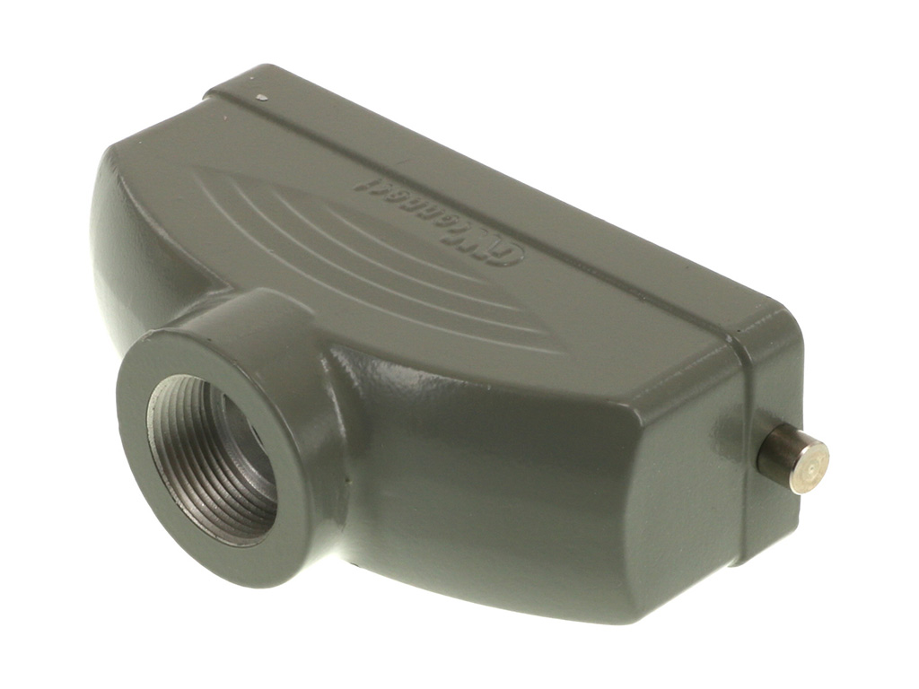 Molex 93601 Heavy Duty Power Connector Hood, Pg21 Thread, Top Entry