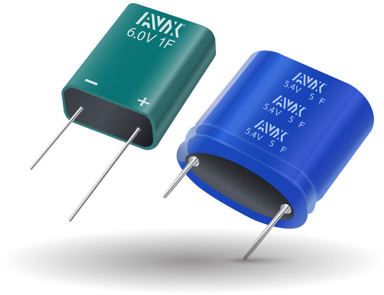 AVX 5F Supercapacitor 5.5V dc, Through Hole