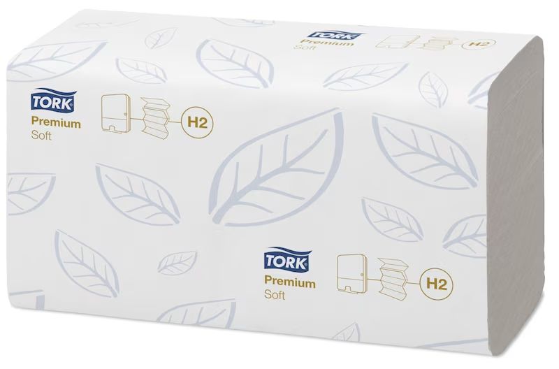 Tork Xpress Soft Folded White Paper Towel, 340 x 212 (Unfolded) mm, 85 x 212 (Folded) mm, 2-Ply, 110 Sheets