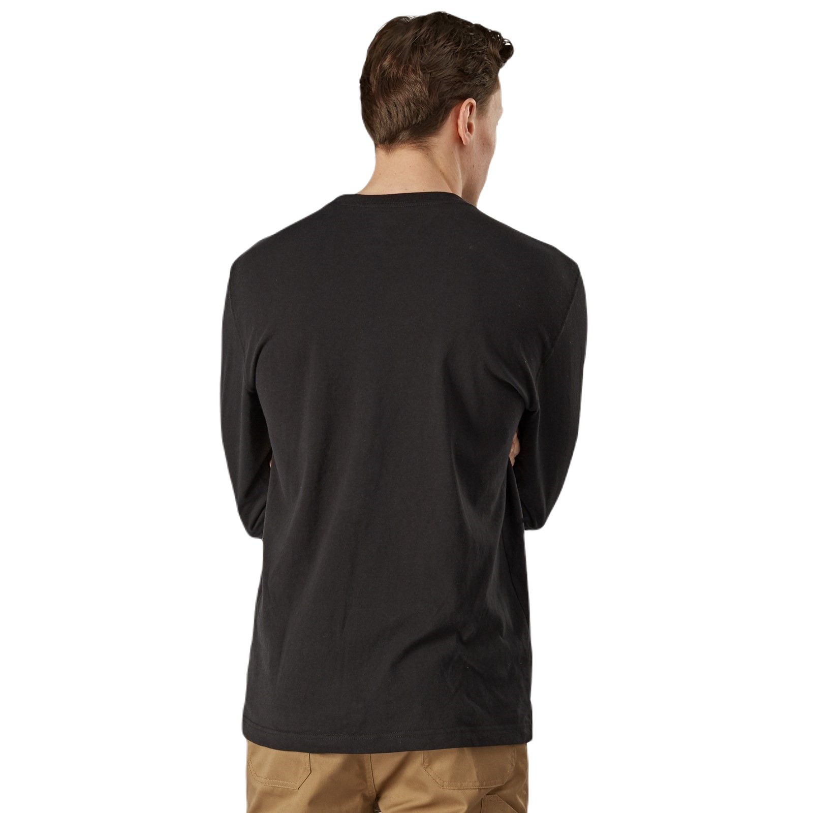 dk0wl450blk1 Dickies Black Cotton Long Sleeve T-Shirt, UK- XL, EUR- XL