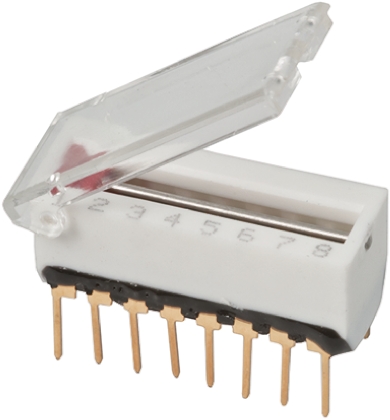 ERG 4 Way Through Hole DIP Switch DPST