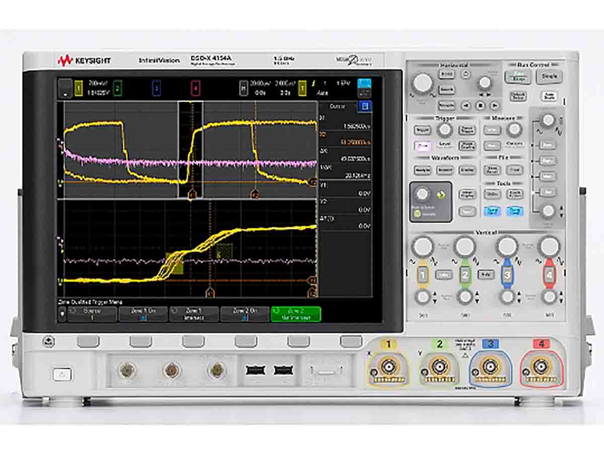 Keysight Technologies DSOX4154A InfiniiVision 4000 X Series, 1.5GHz Bench Oscilloscope, 4 Analogue Channels, 16 Digital