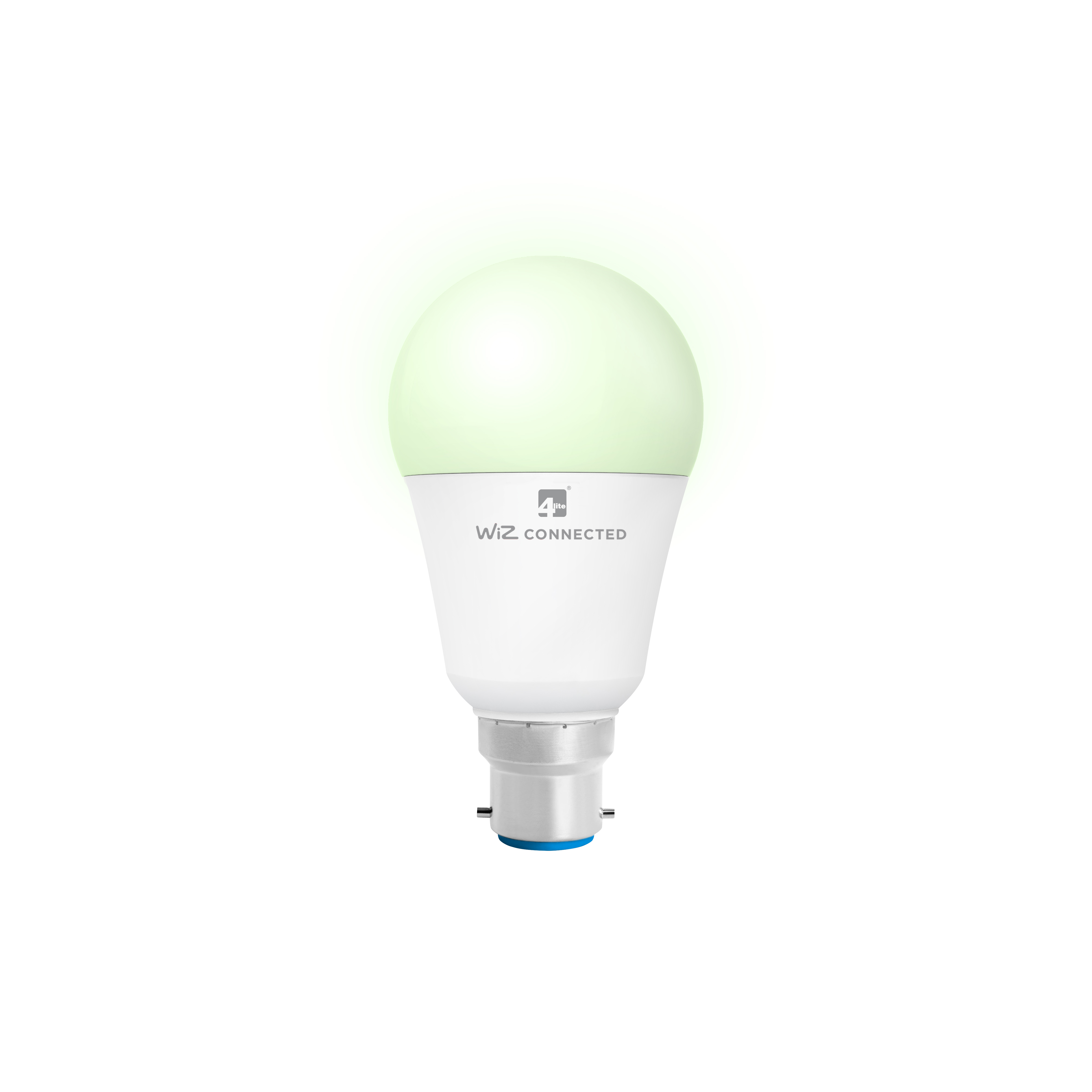 4lite UK 8 W B22 LED Smart Bulb, White, 6500 k
