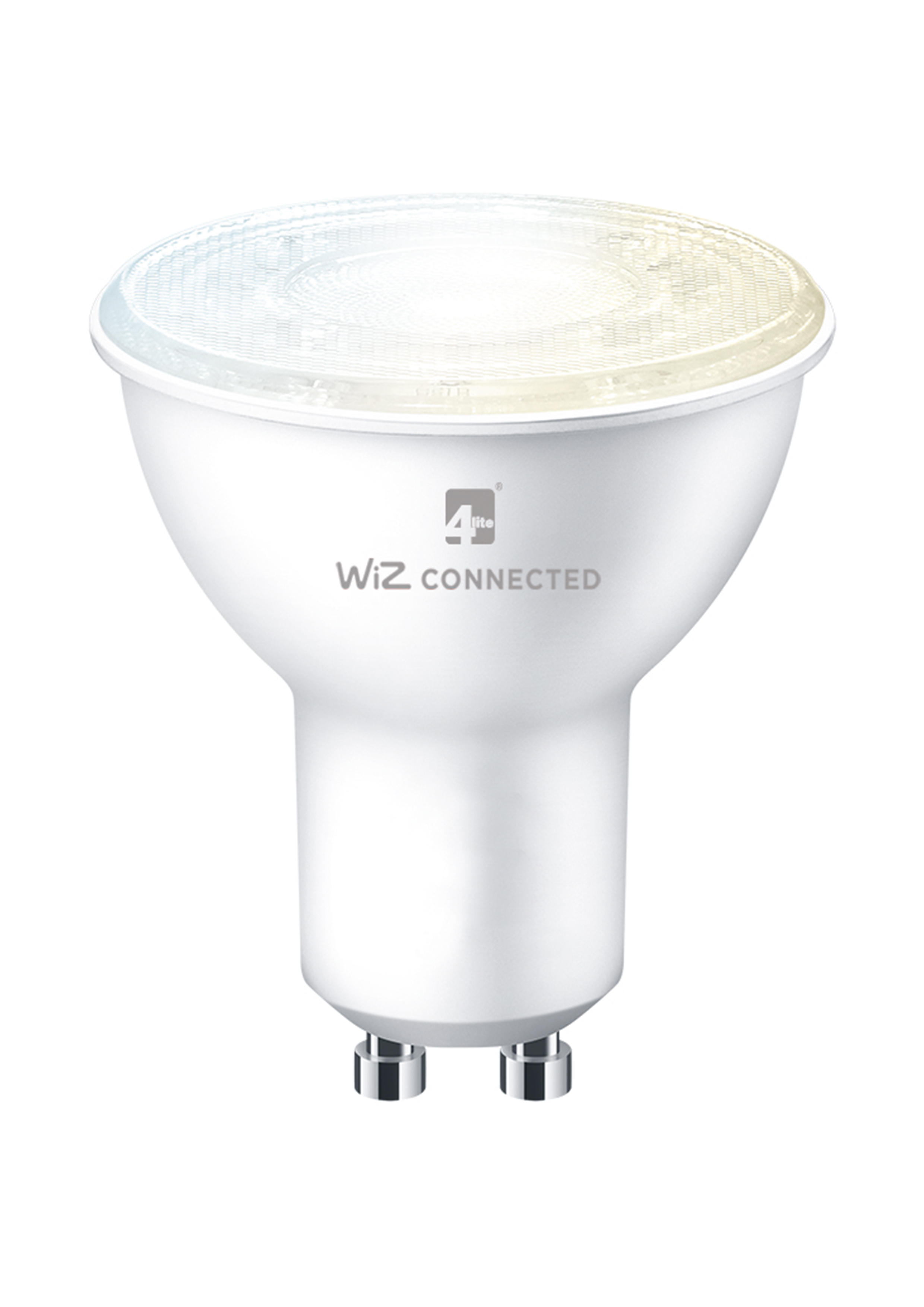 4lite UK 4.9 W GU10 LED Smart Bulb, White, 6500k
