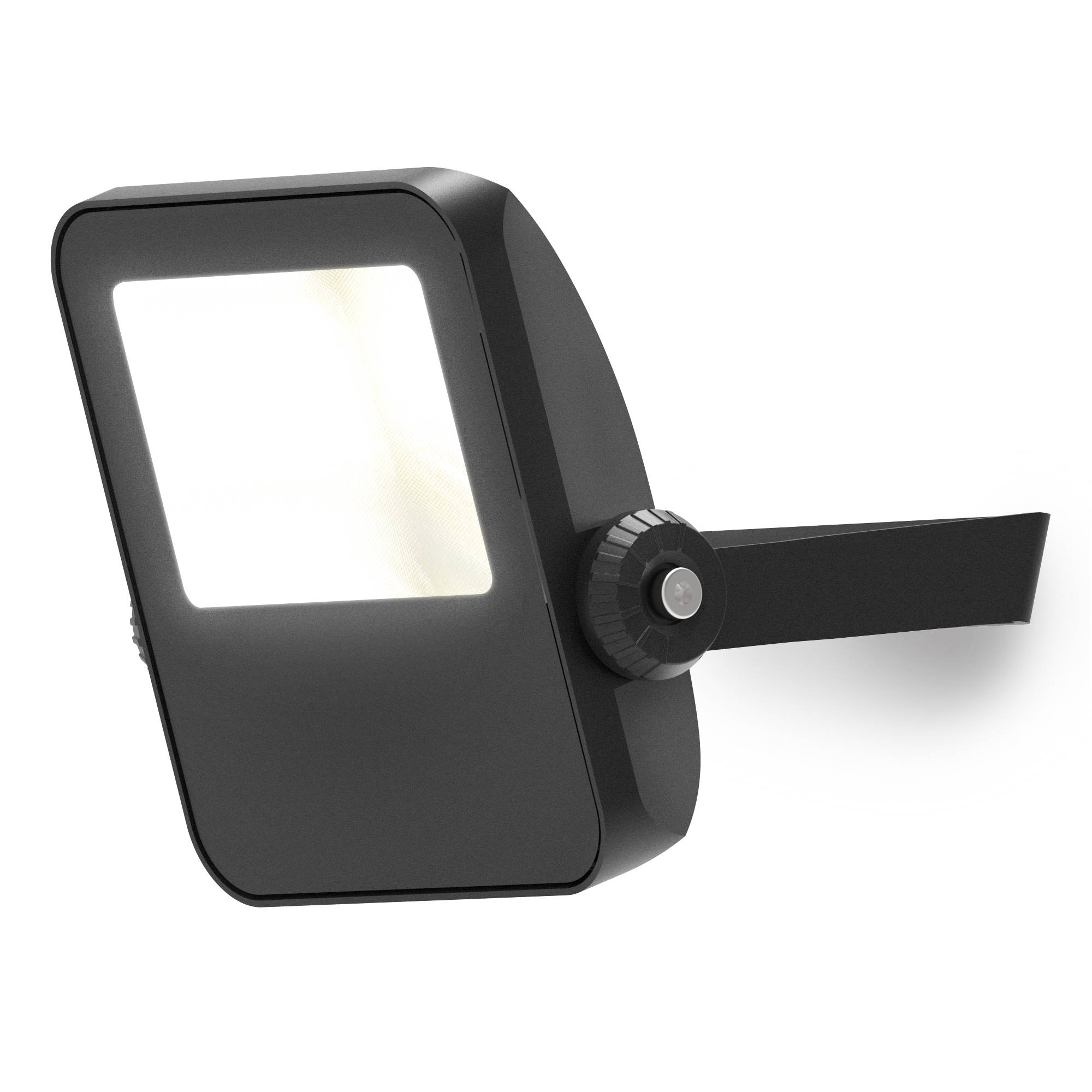 4lite UK 4L2 PIR Included Floodlight Black, IP65, 1050 lm