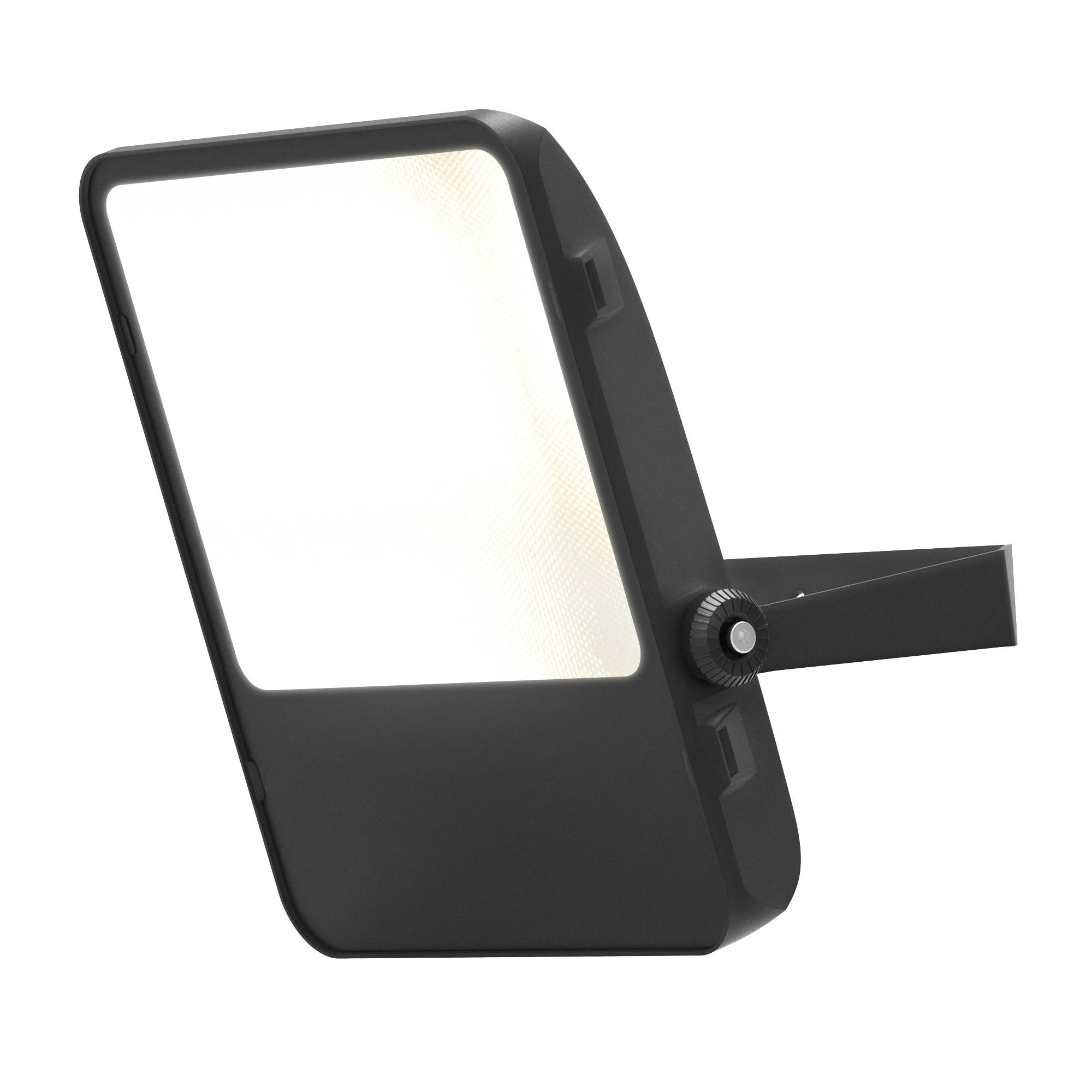 4lite UK 4L2 PIR Included Floodlight Black, IP65, 23000 lm
