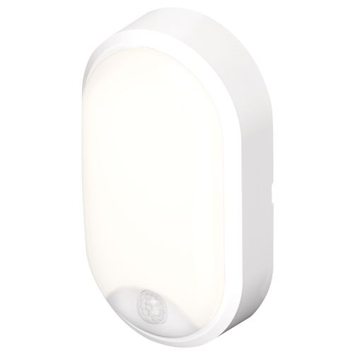 4lite UK Oval Oval LED Bulkhead Light, 12.5 W, 220V, 240 V Lamp Supplied, IP54, Pylus