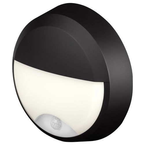 4lite UK Round Round LED Bulkhead Light, 12.5 W, 220V, 240 V Lamp Supplied, IP54, Pylus