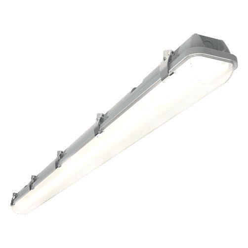 4lite UK 28 W LED Batten Light, 230V Batten Single Anti-corrosive, 1.566 m Long, IP65