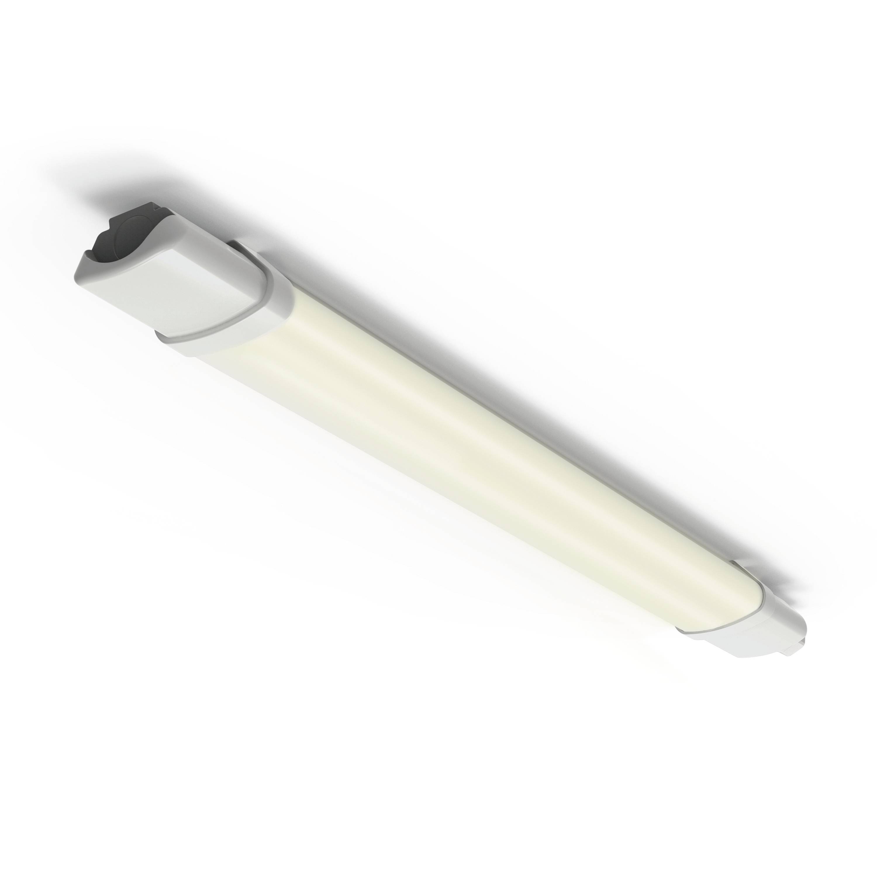 4lite UK 18 W LED Batten Light, 220V, 240 V Batten Twin Anti-corrosive, 620 mm Long, IP65