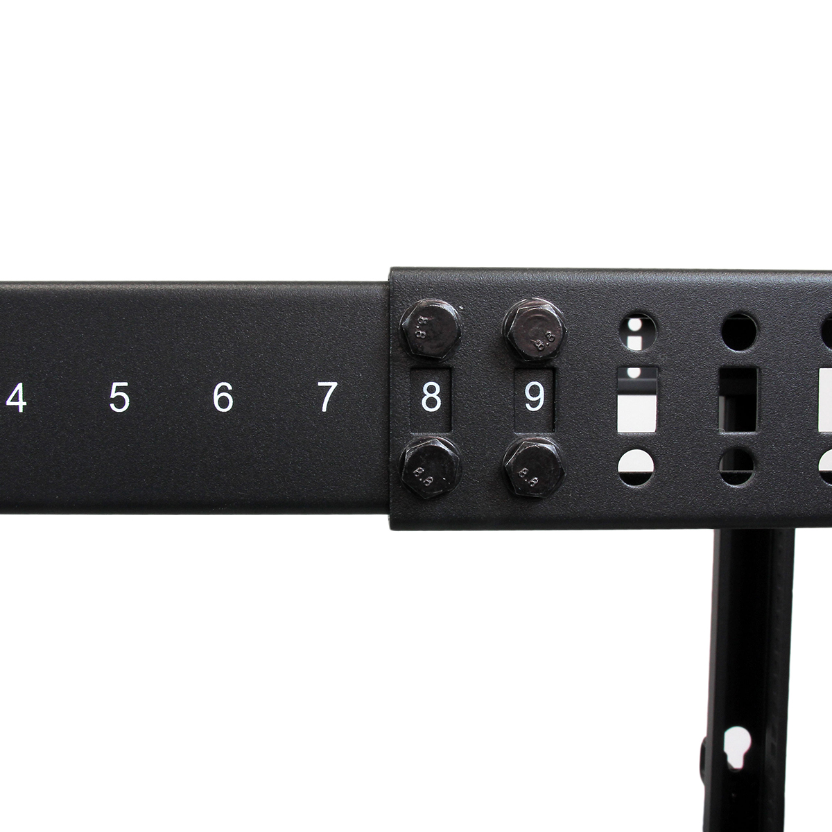 4postrack12u StarTech.com Black 12 U Steel Server Rack , with 4 Post Frame, 101.7 mm, 638 mm Height 638 mm