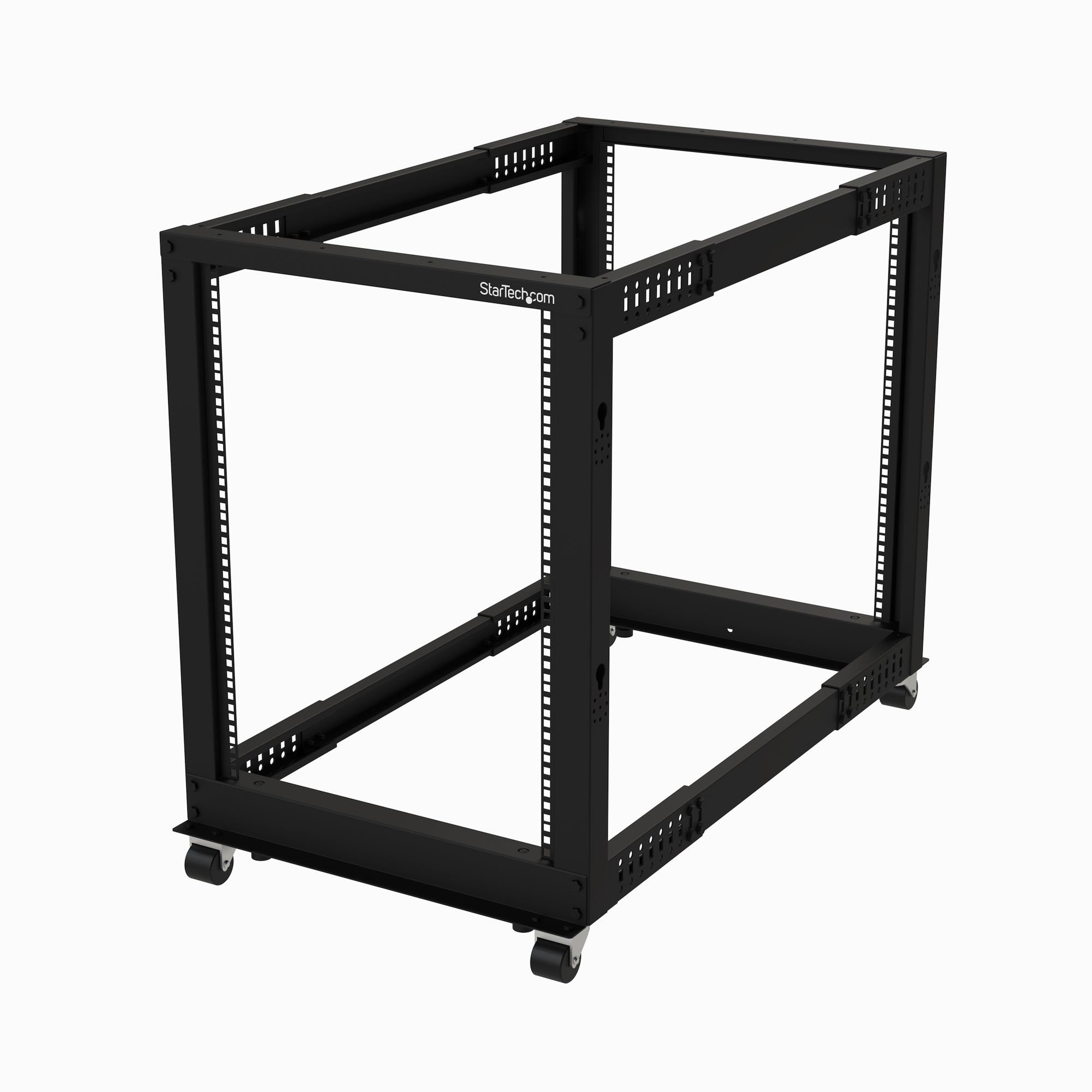 StarTech.com Black 15 U Steel Server Rack , with 4 Post Frame, 102.4 mm, 771 mm Height 60 mm