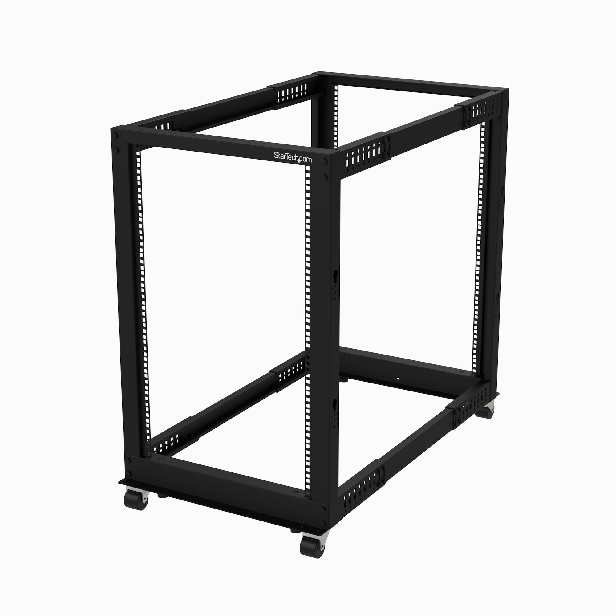 StarTech.com Black 18 U Steel Server Rack , with 4 Post Frame, 3.7 ft, 904 mm Height 904 mm