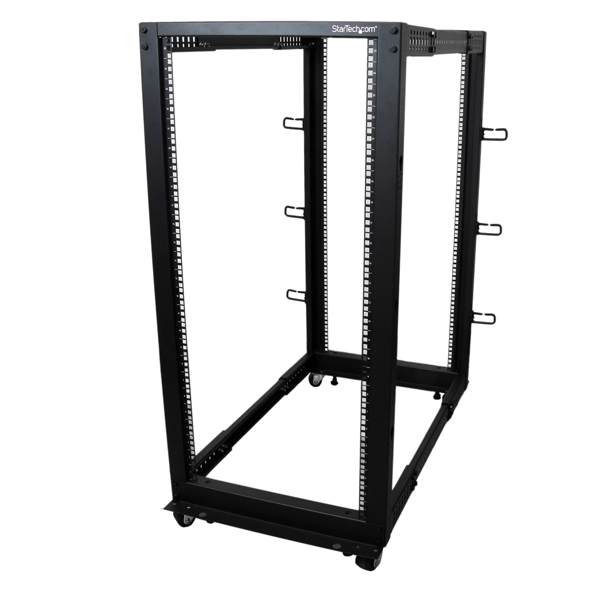 StarTech.com Black 25 U Steel Server Rack , with 4 Post Frame, 101.7 mm, 1213 mm Height 1213 mm
