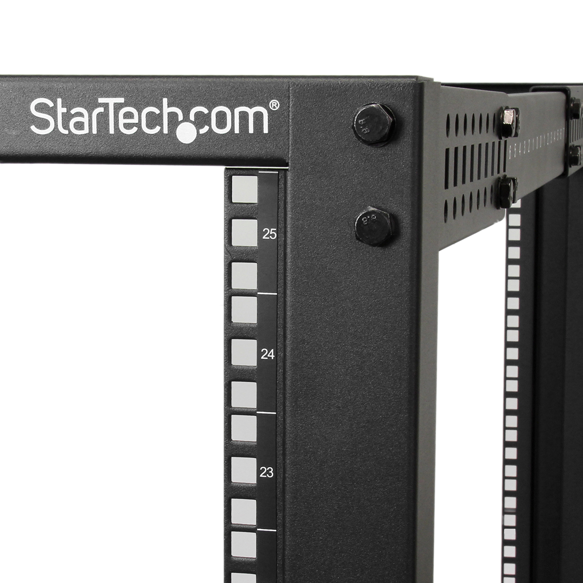 4postrack25u StarTech.com Black 25 U Steel Server Rack , with 4 Post Frame, 101.7 mm, 1213 mm Height 1213 mm
