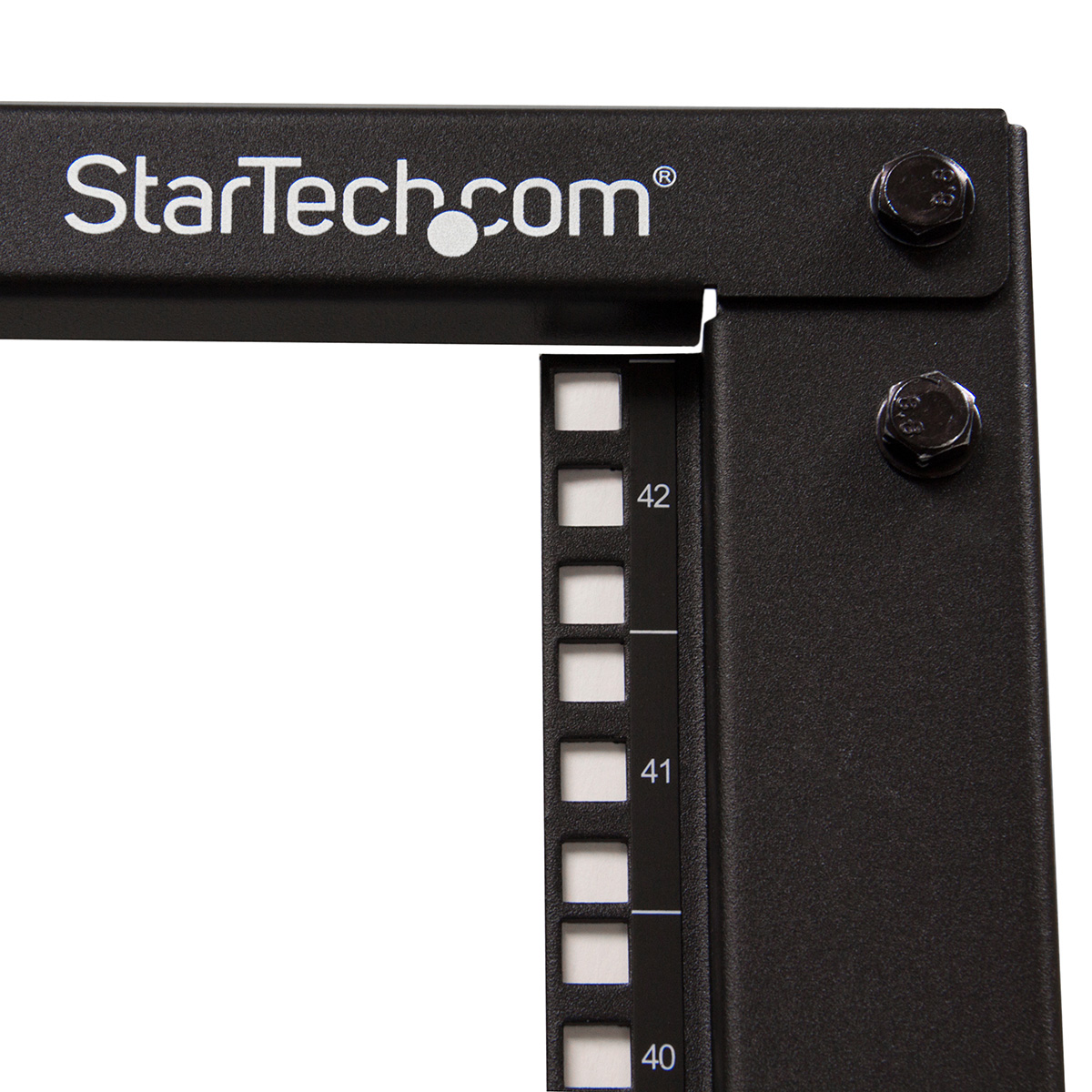 4postrack42 StarTech.com Black 42 U Steel Server Rack , with 4 Post Frame, 101.7 mm, 1970 mm Height 1970 mm