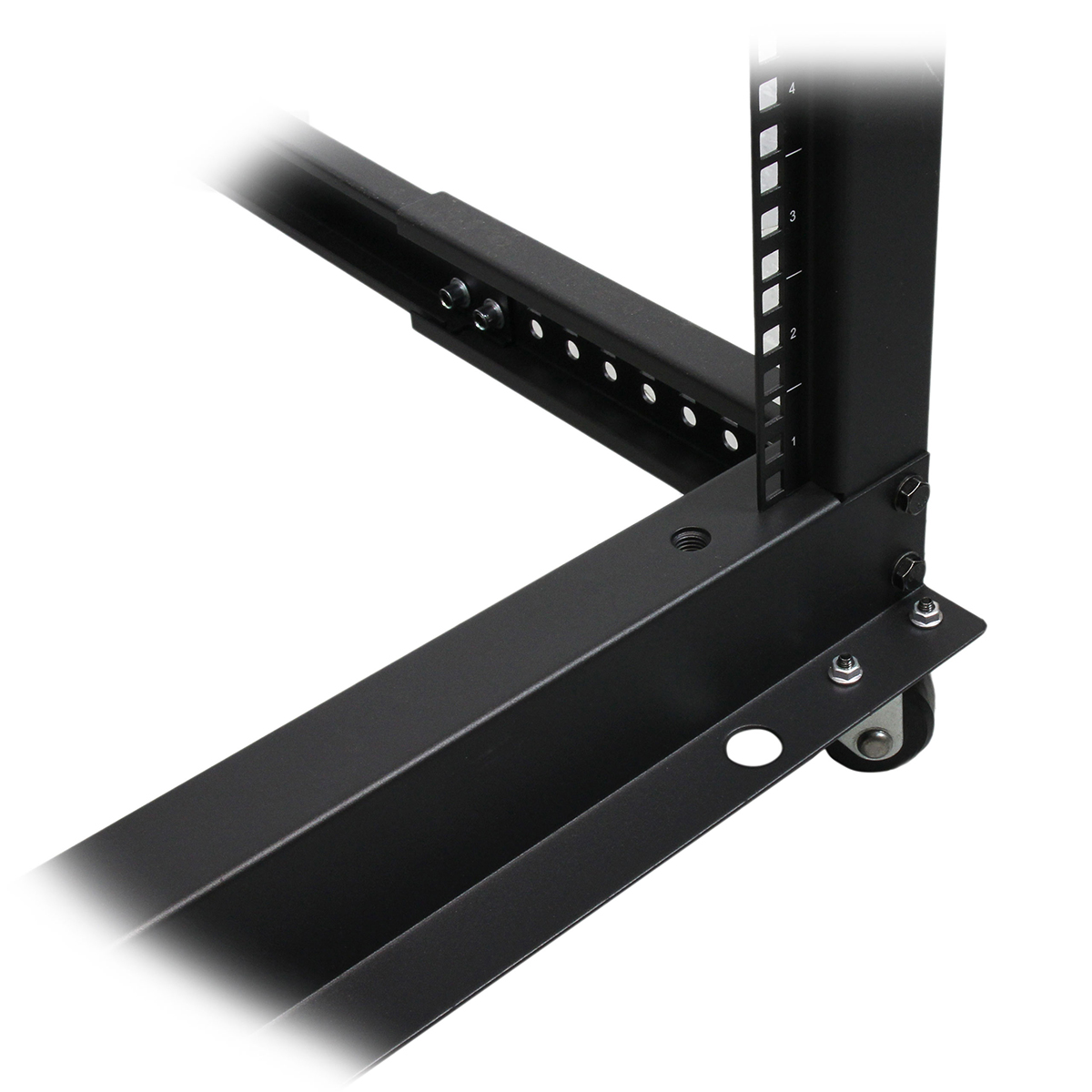 4postrack42 StarTech.com Black 42 U Steel Server Rack , with 4 Post Frame, 101.7 mm, 1970 mm Height 1970 mm