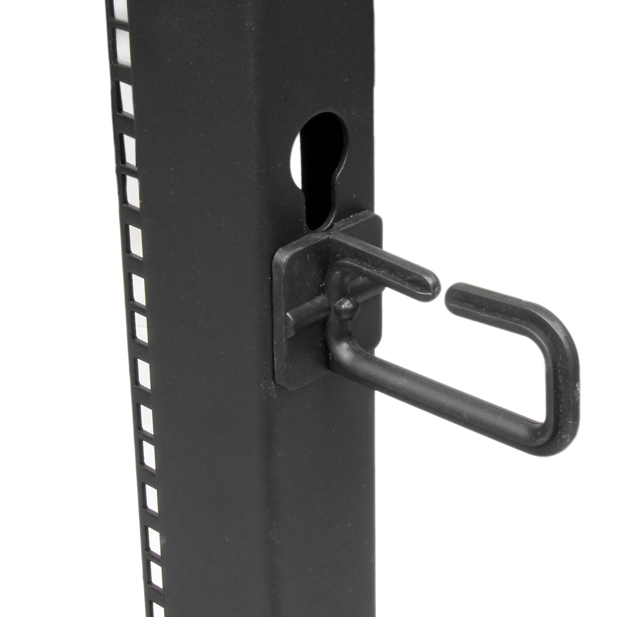 4postrack8u StarTech.com Black 8 U Steel Server Rack , with 4 Post Frame, 102.4 mm, 459 mm Height 459 mm